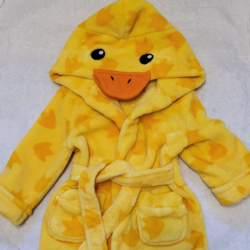 Yellow duck robe